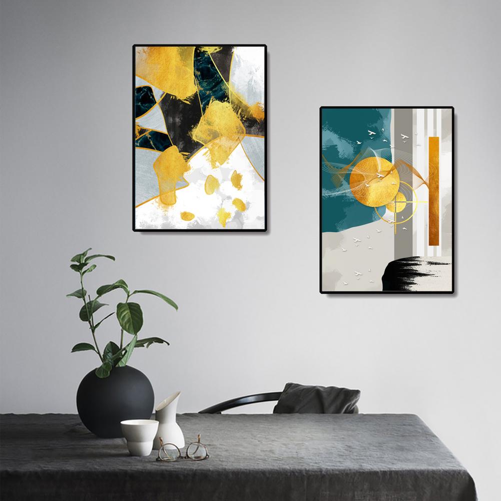 Long Lasting Modern Aesthetic Abstract Art Oil Style Picture Lightweight Wall Painting Frameless for Hotel