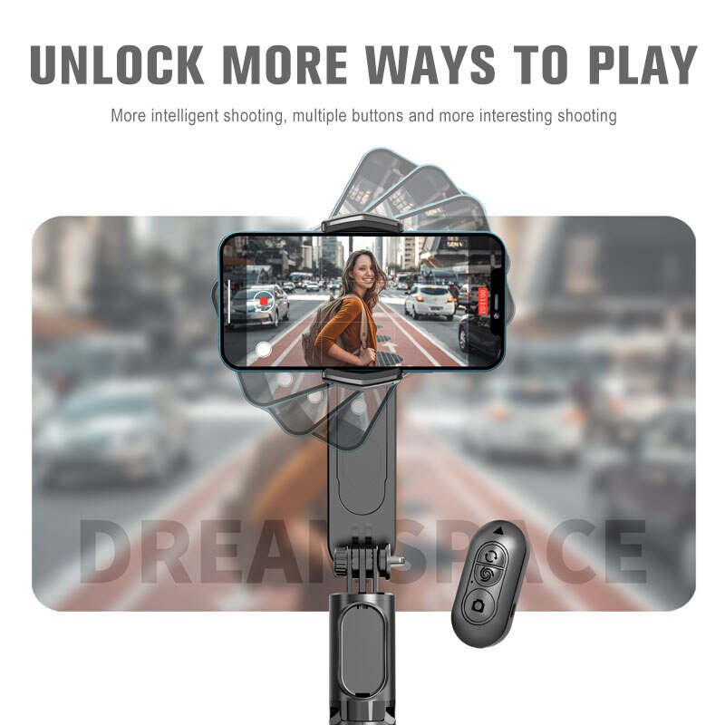 3-Axis Handheld Gimbal Wireless Bluetooth Phone Gimbal Stabilizer for iPhone Tripod Gimbal Smartphone Stabilizer Gimbal