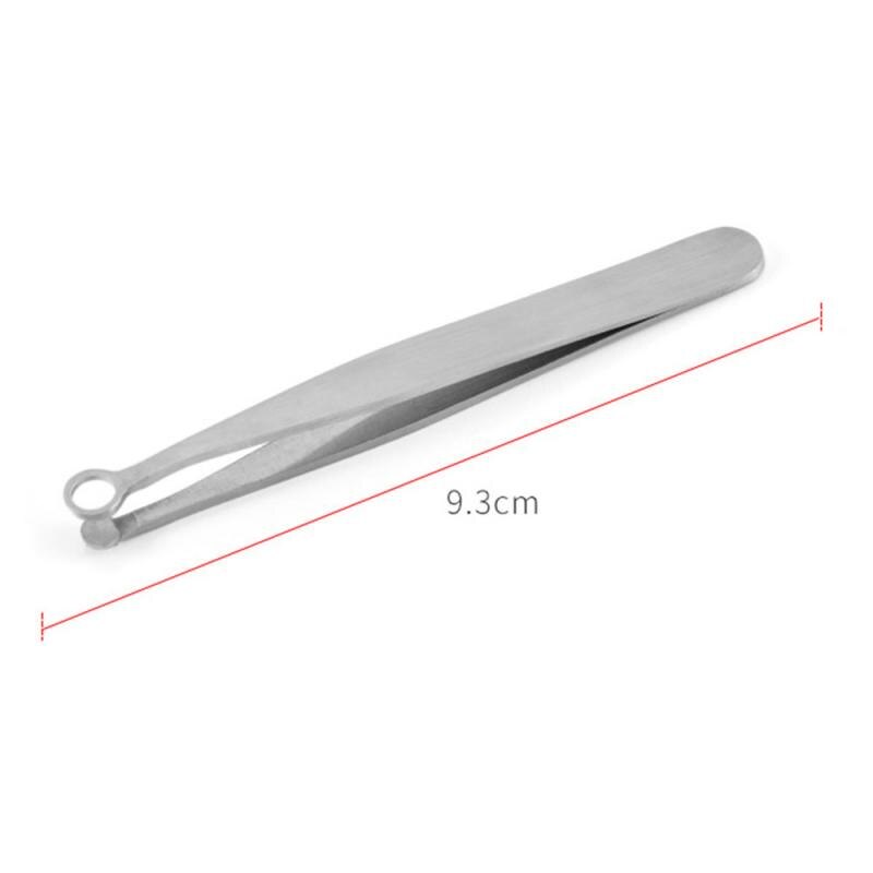 Stainless Steel Tweezer Eyebrow Face Nose Hair Clip Remover Tool Banana Clip Makeup Tool Multifunctional Clip