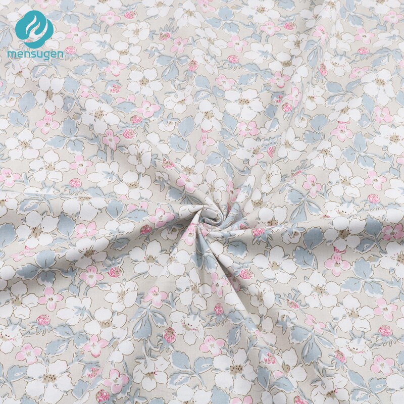 Fabric Meter Floral Cotton Fabrics for making Girls Women Dresses Clothes Blouse Blankets Pillows DIY Patchwork Sewing Cloth