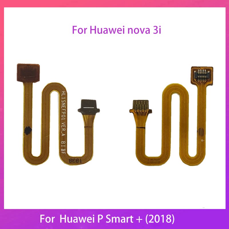 Voor Huawei Nova 3i/ P Smart Plus Vingerafdruk Sensor Home Button Key Touch Id Flex Kabel: Fingerprint Connect