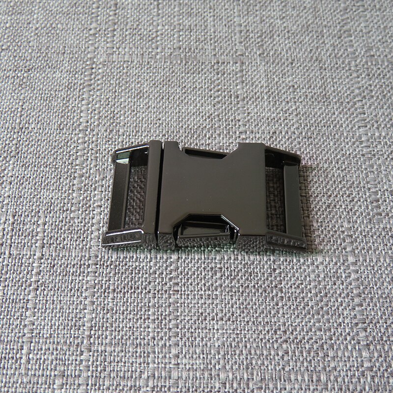 10pcs 20mm Metal Breakaway Buckle Hardware Straps Belt Clasp Clip For Pet Dog Collar Necklace Bracelet Garment Sewing Accessory: Gun Black