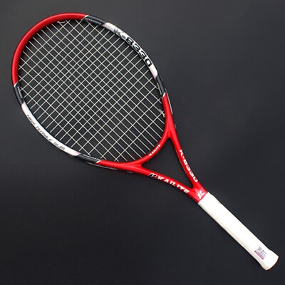 Proffisional Technical Type Carbon Aluminum Alloy Tennis Rackets Raqueta Tenis Racket Racchetta Tennisracket Tennis Racquet: Red