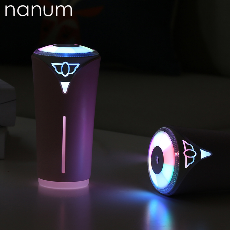 Humidificateur coloré USB | Mini diffuseur d'huiles essentielles, purificateur d'air, pour voiture, bureau et maison