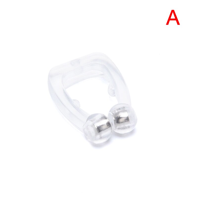 Pince-nez magnétique Anti-ronflement, 1/2/4 pièces, dispositif d&#39;aide au sommeil, pince-nez, Portable, silencieux, pour dormir: A