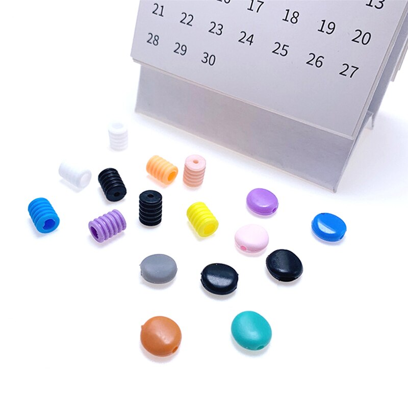 50PCS Adjustable Drawstrings Cord Locks Non Slip Stopper Mask Lanyard Buckle