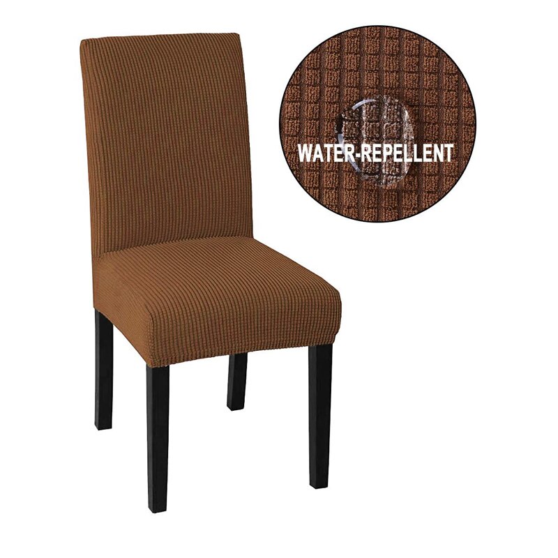 Cheap Jacquard Waterproof Chair Cover Spandex Elastic Chair Slipcover Dining Chair Cover Case for Wedding Hotel Banquet: Green