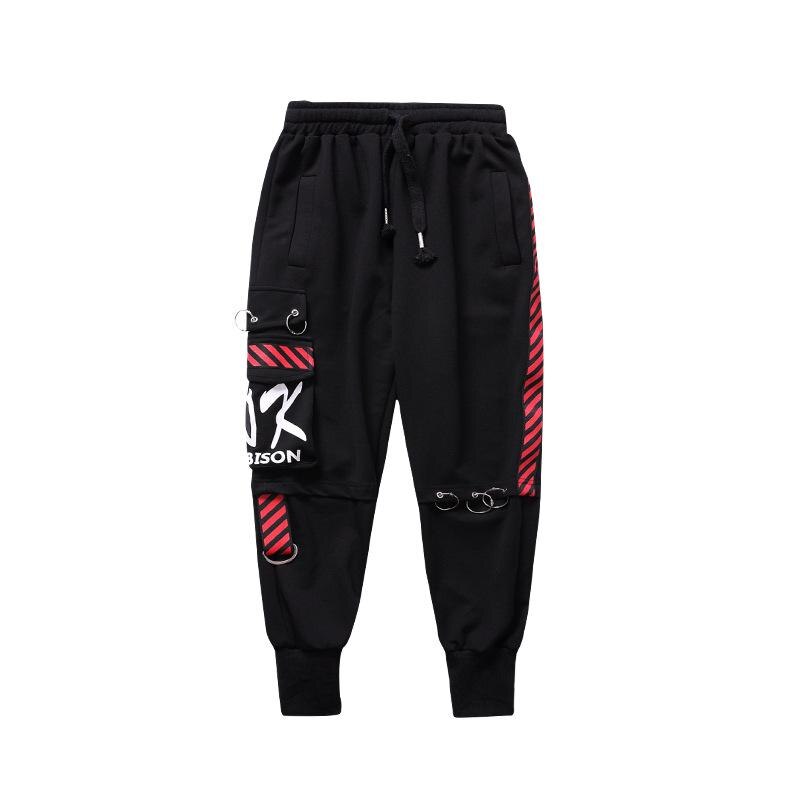 Children Ballroom Dance Clothes for Girls Boys Performance Show Short T Shirt Jogger Pants Jazz Kid Hip Hop Dancing Costume: Pant 1 / 130cm