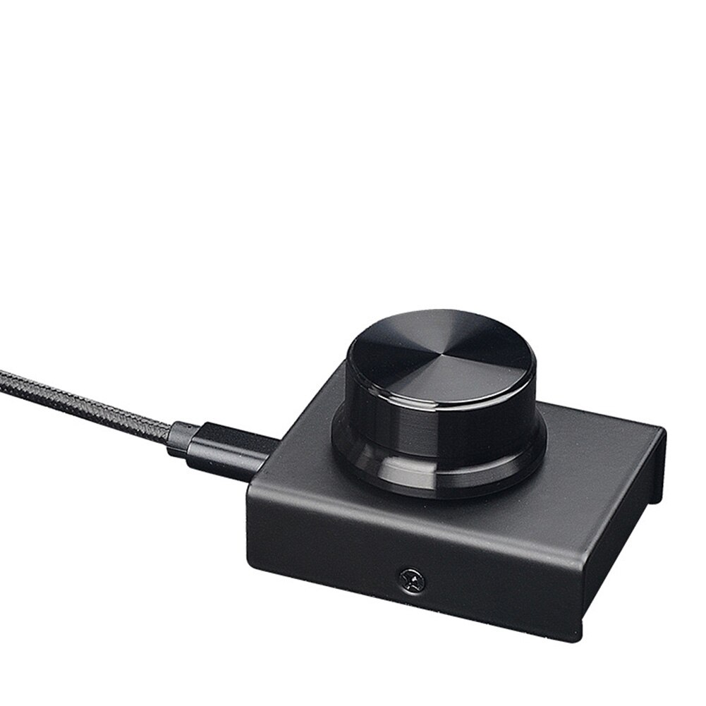 Indicateur LED avec fonction muet contrôleur de Volume bouton de haut-parleur d'ordinateur multi-usages Port USB métal Plug And Play #734