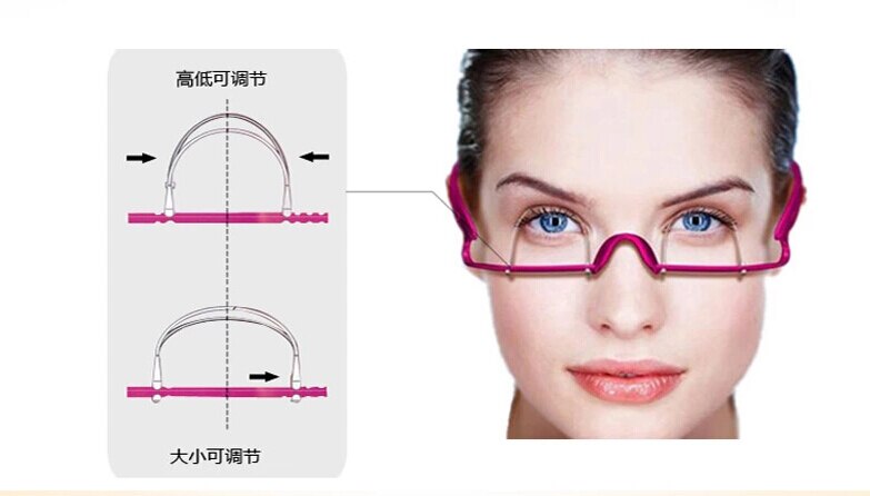 Popular Double Eyelid Trainer Double Fold Eyelid Sticker Exercise Molding Artifact Glasses Training Eyelid Lift Shaper