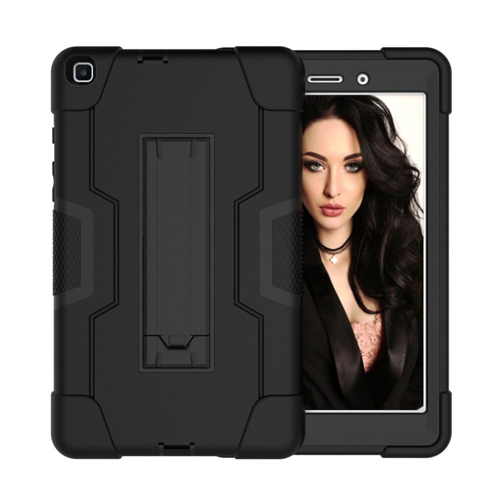 For Samsung Galaxy Tab A 8.0 SM-T290 SM-T295 Tablet Case Shockproof Kids Safe PC Silicon Hybrid Stand Full Body Cover: A