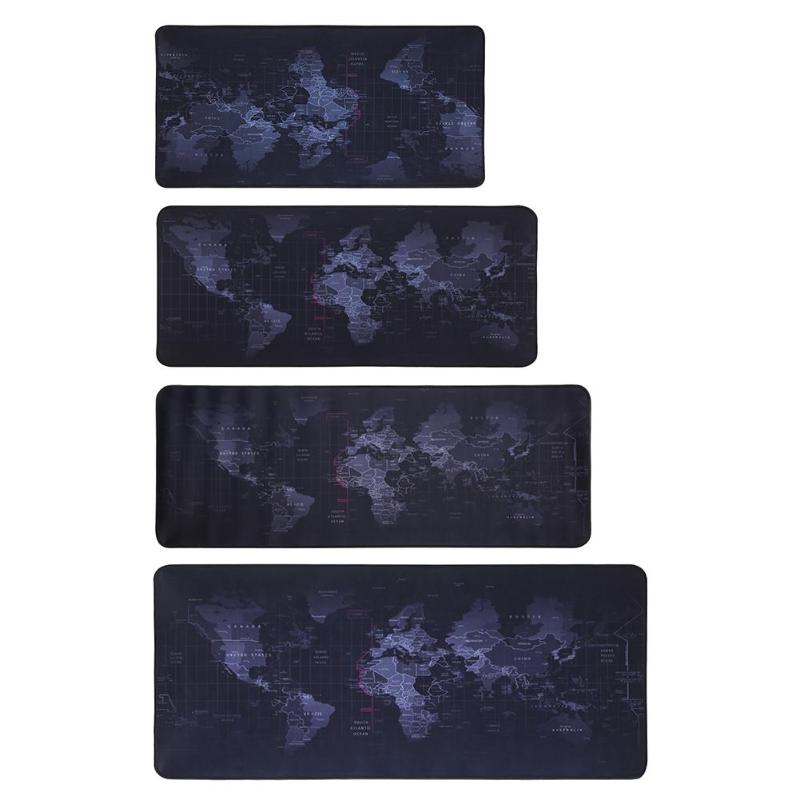 60*30/70*30/80*30cm World Map Natural Rubber Large Gaming Mouse Pad Table Mat Computer Keyboard Desk Mat