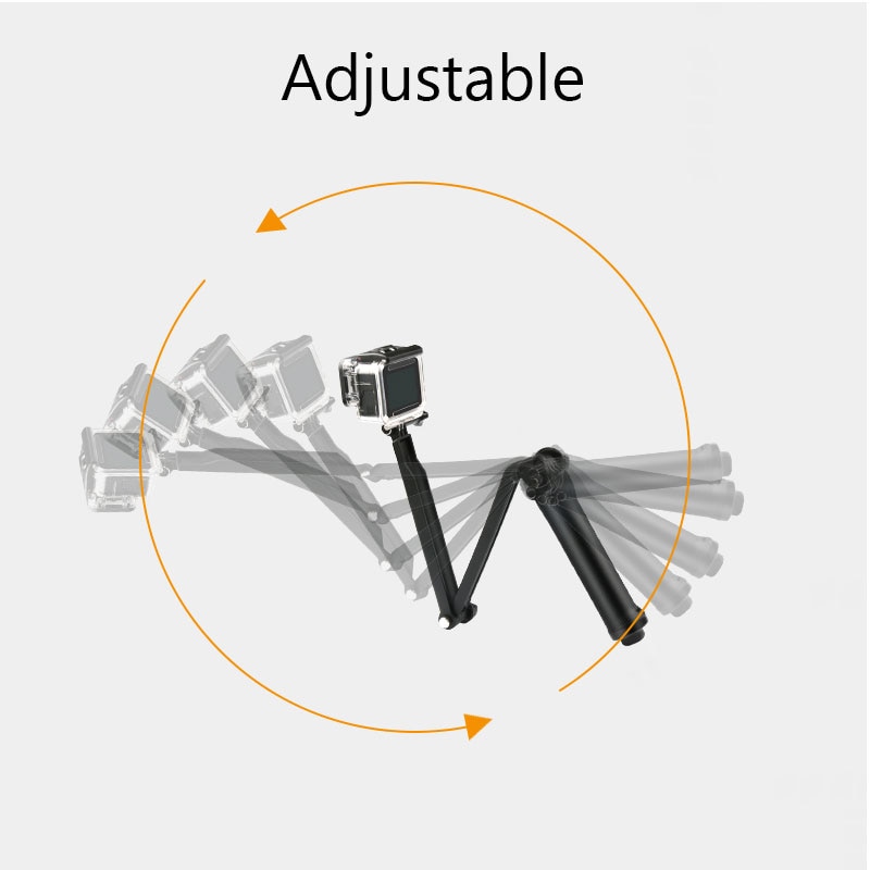 Estabilizador de cardán de mano con agarre Variable para Yi 4K Sjcam Eken y Light, Steadicam portátil para Gopro