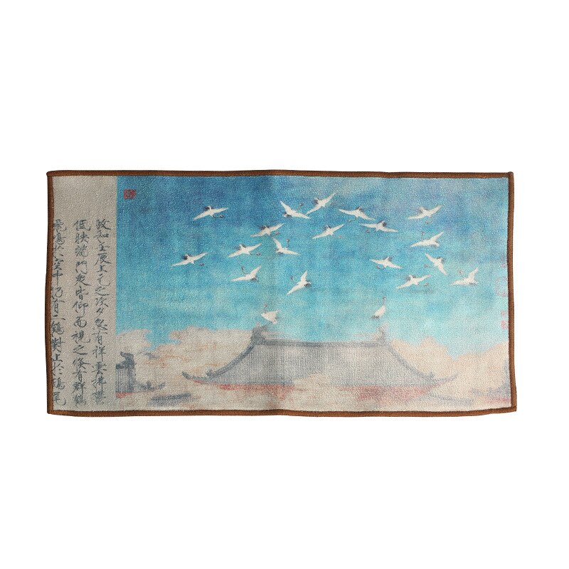 Serviette à thé en daim Zen, nappe de Table à thé, tisane en argile de Yixing absorbante de , tapis à thé Kung Fu