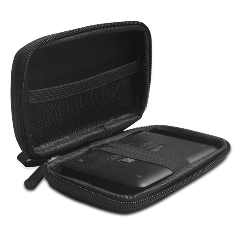 ABUO-Mobile Hard Drive Bag EVA Anti-Fall Anti-Pressure Storage Digital Bags Travel Electronics Accessories Organizer: Default Title