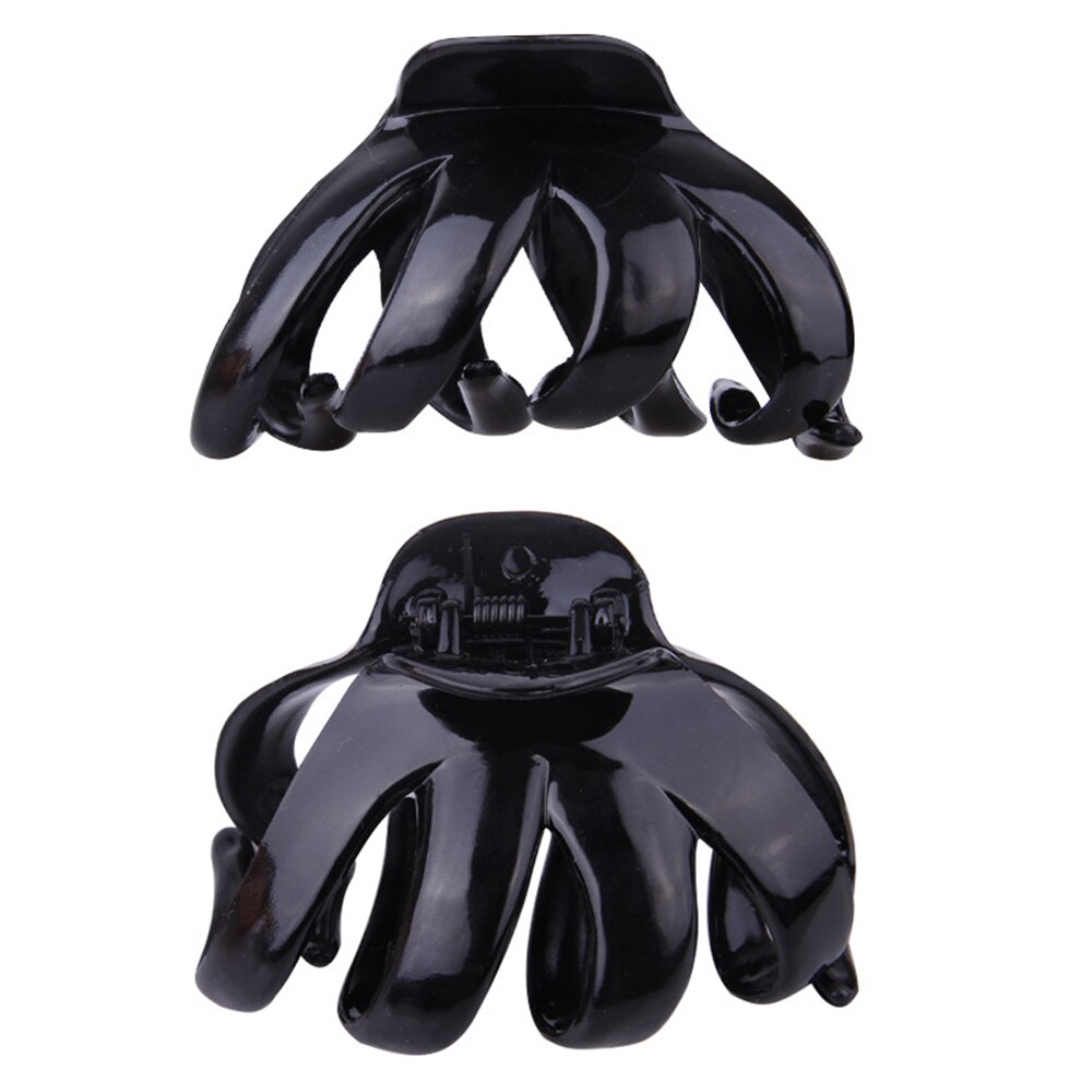 Pinza grande para el pelo para mujer, pinzas de plástico gruesas para el pelo, pinzas para el pelo para mujer, horquilla con forma de pulpo, accesorios para el cabello