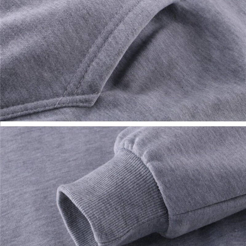 plus size autumn men fleece Hoodies Sweatshirts hooded zipper 6XL 7XL 8XL winter simple warm black 54 52 home sports Sweatshirts