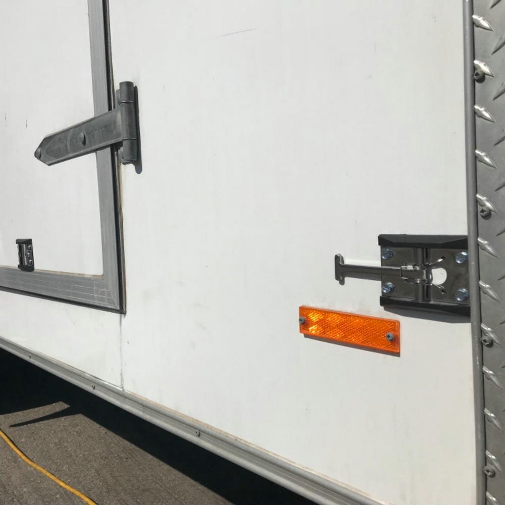 1Set Rv Door Holder Metal T-Style Entry Door Catch for Camper Trailer Motorhome Galvanized Iron