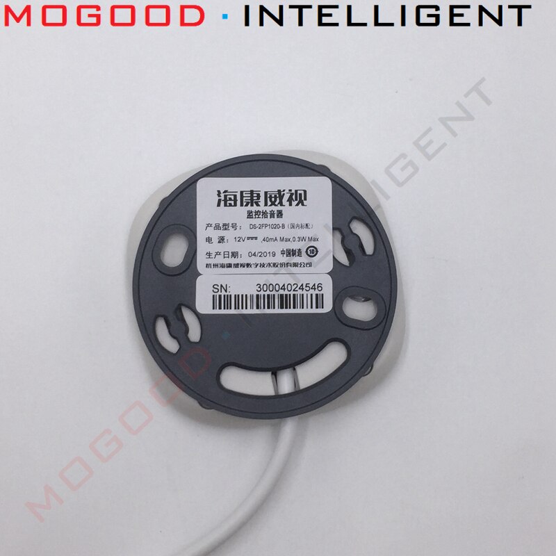 Hikvision-DS-2FP1020-B de micrófono para cámara IP CCTV, DS-2CD3955FWD-IWS, DS-2CD2135F-IS, de sonido, DS-2CD2185FWD-IS, transparente