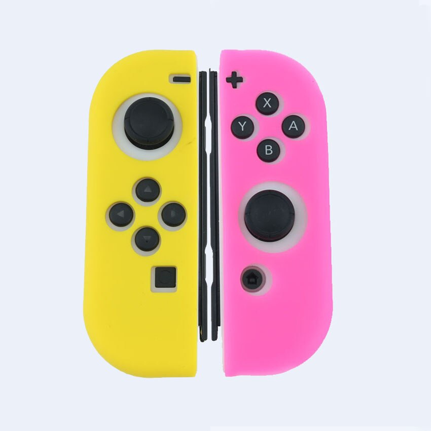 ChengHaoRan Gomma di Silicone Della Pelle Della Copertura di Caso Per Nintendo NS Interruttore Gioia Con Controller Per NX Joycon Anti-slittamento Morbido caso: No.64