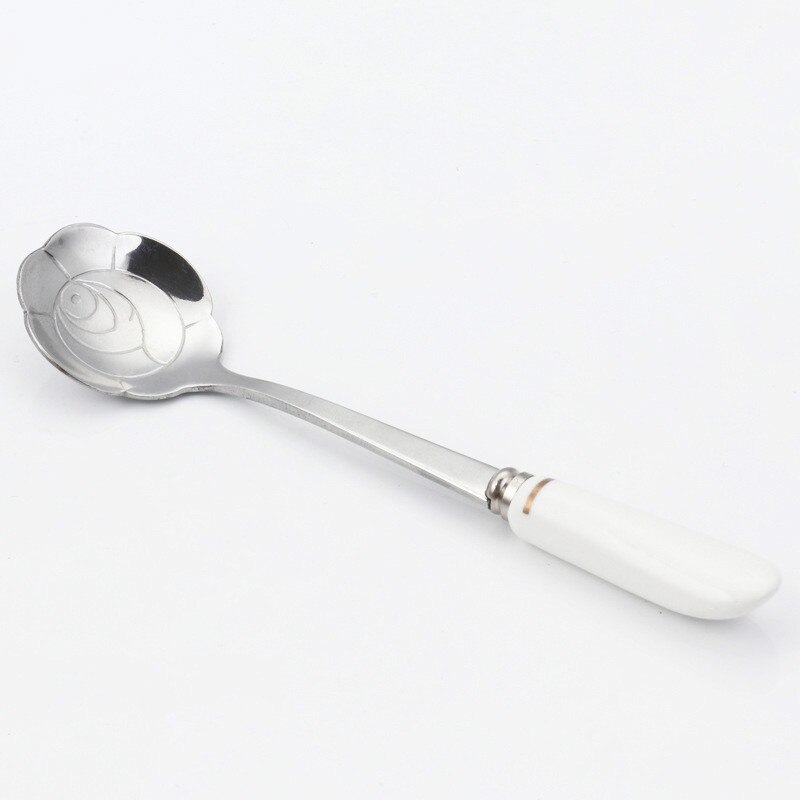 Cuillère à café cuillère à thé, fleurs en acier inoxydable, petite cuillère à thé à café, sucre fantaisie, cuillère à thé pour Dessert 1 pièce: 8