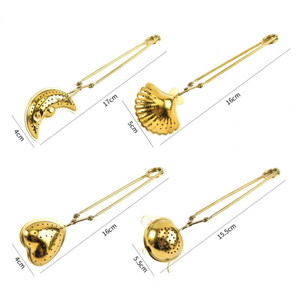 Tea Infuser Long Handle Strong Construction Stainless Steel Food Grade Materials Home Infuser Drip for Office