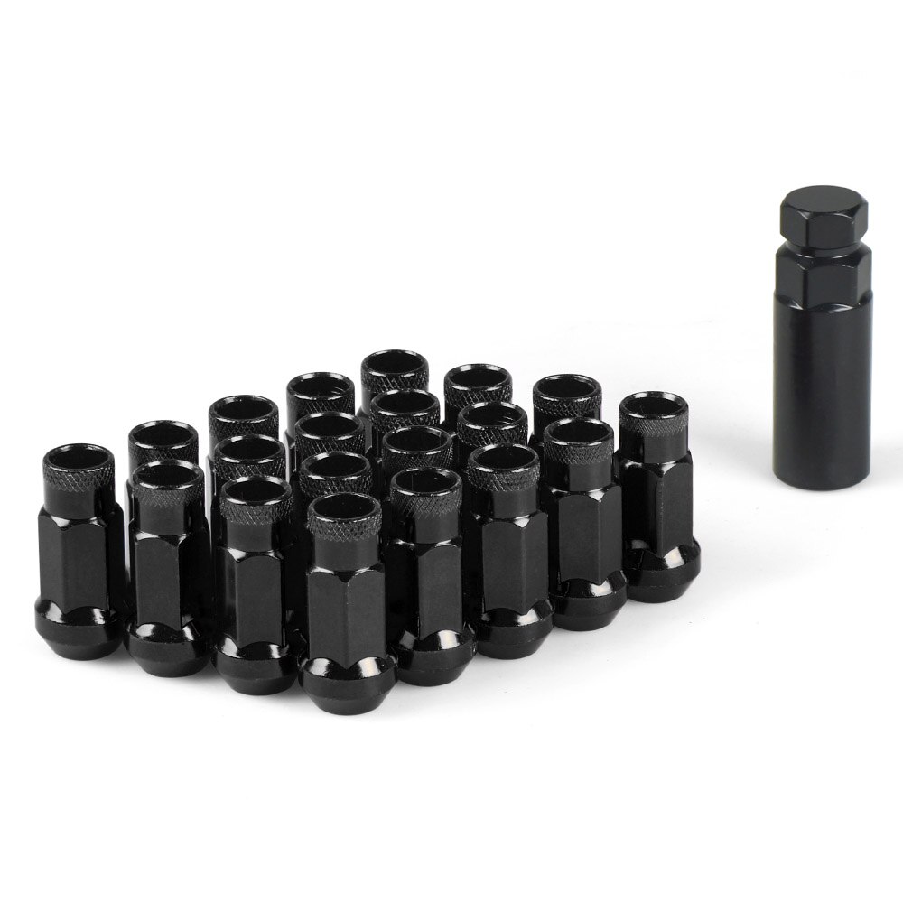 20 PCS M12 X 1.5 M12 X 1.25 Wielmoeren 47mm Iron Racing Lock Lug Wielmoeren Schroef