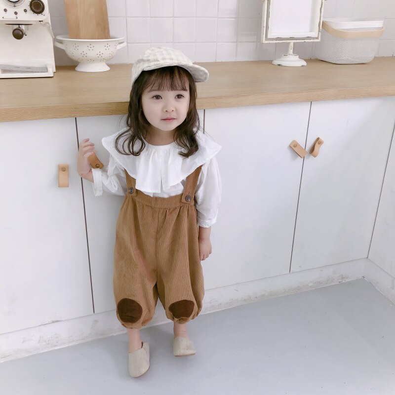 Herfst Corduroy Jumpsuit voor Peuter Jongens Kids Losse Baby Meisje Overalls Mode Jarretel Broek Kinderen Broek
