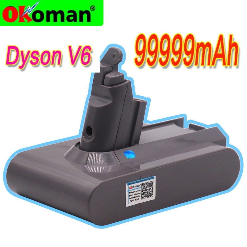 99999mAh 21.6V 12.8Ah Li-ion Batterie pour Dyson V – Grandado