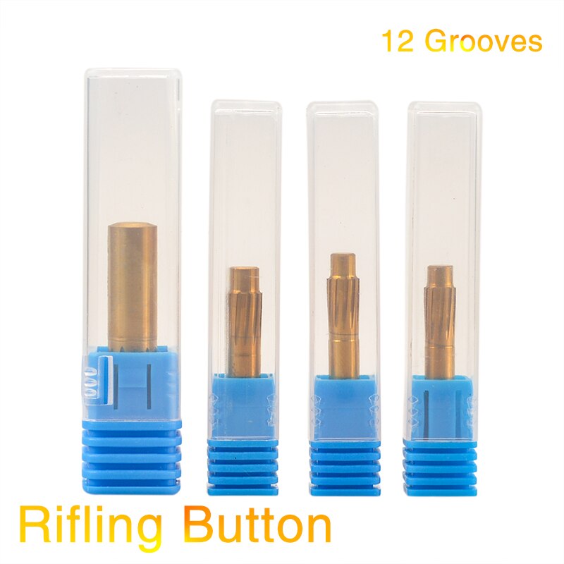 Rifling Button 5.5mm 5.6mm 6.35mm 9.0mm 12 Flutes Hard Alloy Chamber Helical Machine Reamer Break Durable Tool Accessories