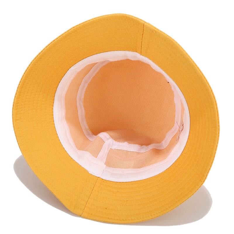 Leaf Embroidery Bucket Hat Protection Sun Hat Maple Foldable Cap Panama Packable Cotton Fisherman Hat For Men and Women