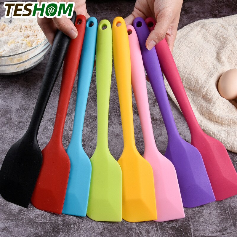Teshom Siliconen Spatel, Bakken Schraper Voor Taart Decoreren, 10.6Inch Big Size Bakken Tools