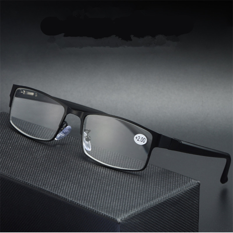 Bijziendheid Bril Mannen Business Leesbril Vrouwen Titanium Legering Eyegrasses Mannelijke Verziendheid Presbyopie Bril Frame