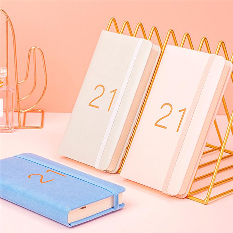1pc Planning Notebook Calendar Annual Note Book Portable Schedule Note Book