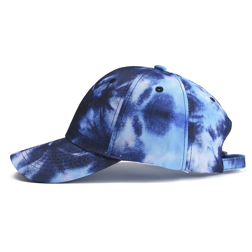 Tie Dye Graffiti Baseball Caps For Men Women&#39;s Kpop Multicolor Irregular Print Snapback Cap Outdoor Streetwear Sun Hat