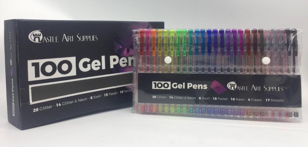 100 Color Gel Pen for Note-taking Painting and Personal Diary Making: Default Title