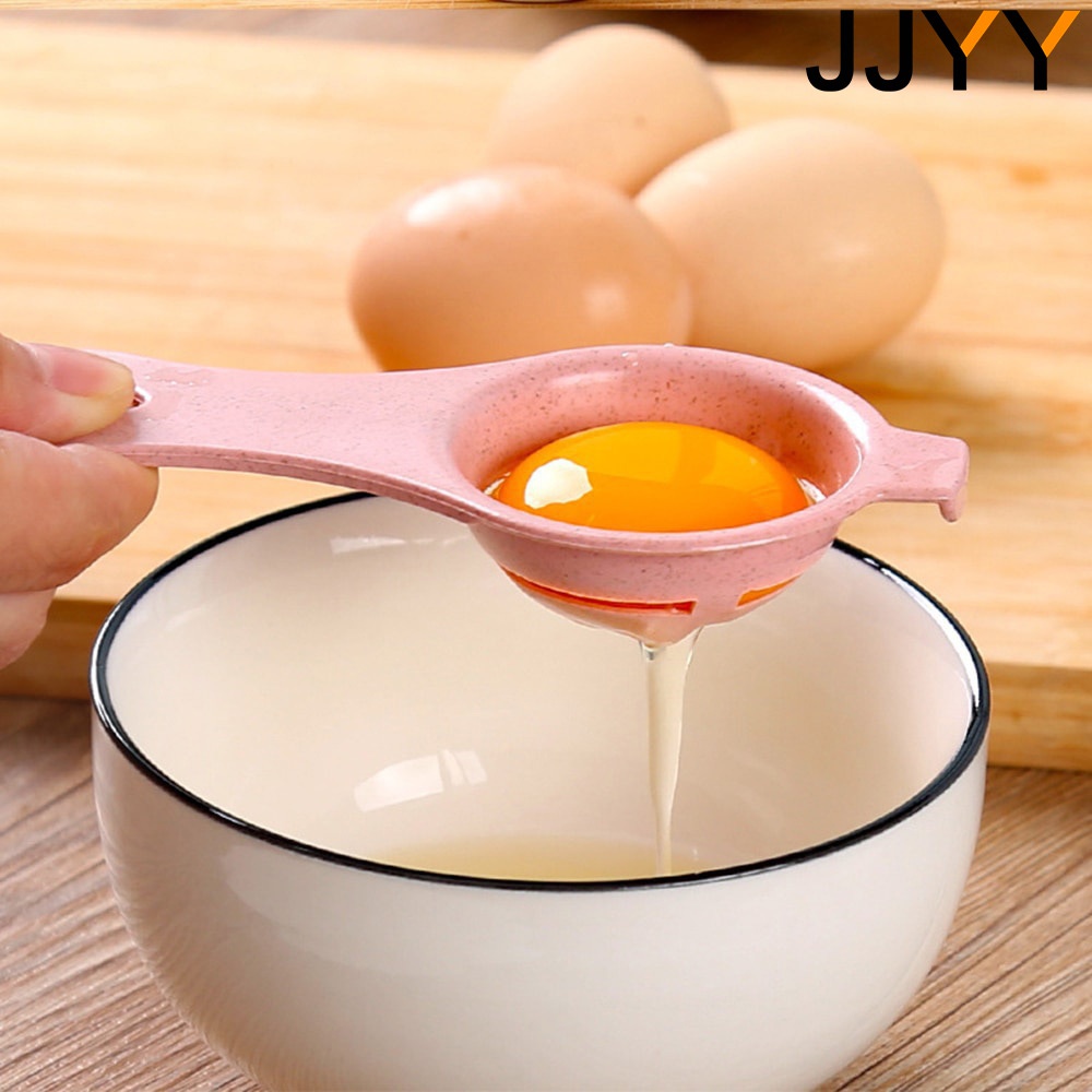 JJYY cocina huevo blanco DIY separador titular tamiz divertido divisor Stonego herramienta de cocina accesorios para hornear