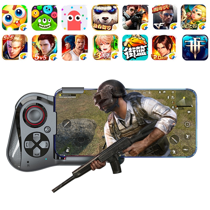 Wireless Bluetooth Gamepad Game Controller Handle For Android iOS Phone One-handed Wireless Bluetooth Gamepad