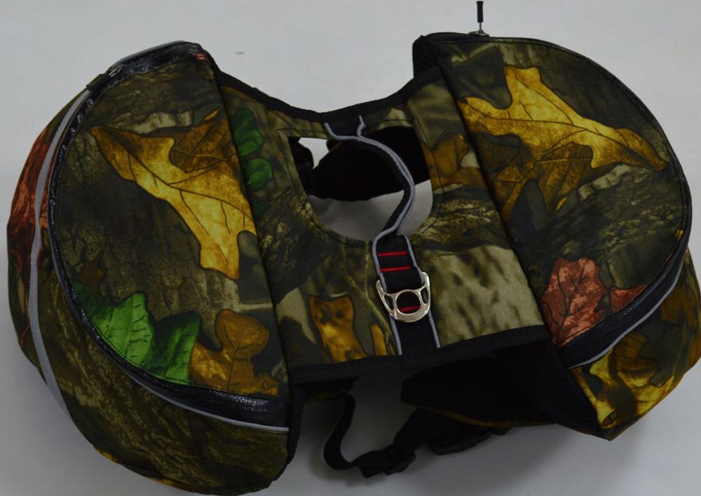 Huisdier Grote Hond Bag Carrier Rugzak Zadeltassen Hond Zelf Rugzak Reizen Grote Capaciteit Tas Dragers Voor Honden PB610: leaves / L