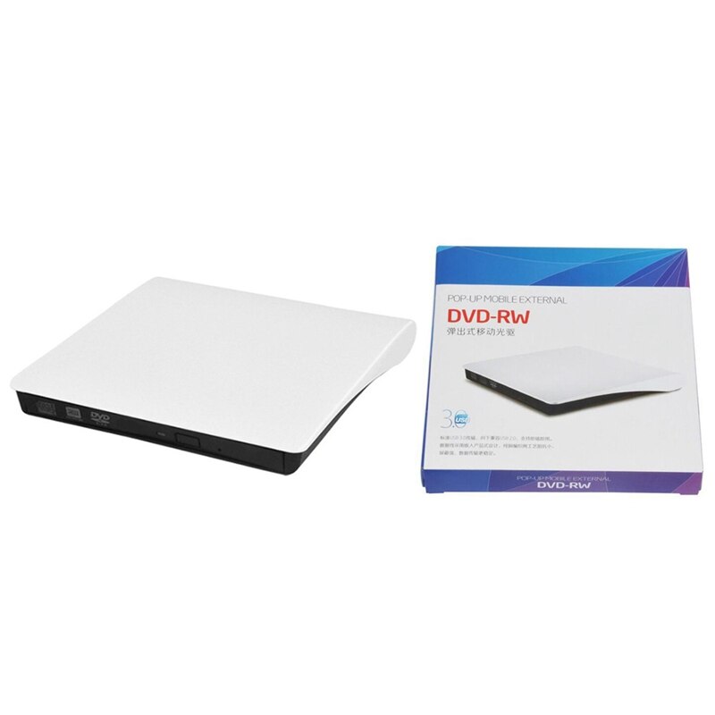External DVD Drive USB 3.0DVD Burner Optical Drive Card Reader Ultra-Thin