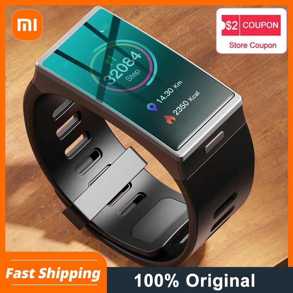 Xiaomi IP68 Waterproof Smart Watch 1.9 Inch 170*320 Screen SmartWatch Sport Heart Rate Blood Pressure Band Android IOS Men Women