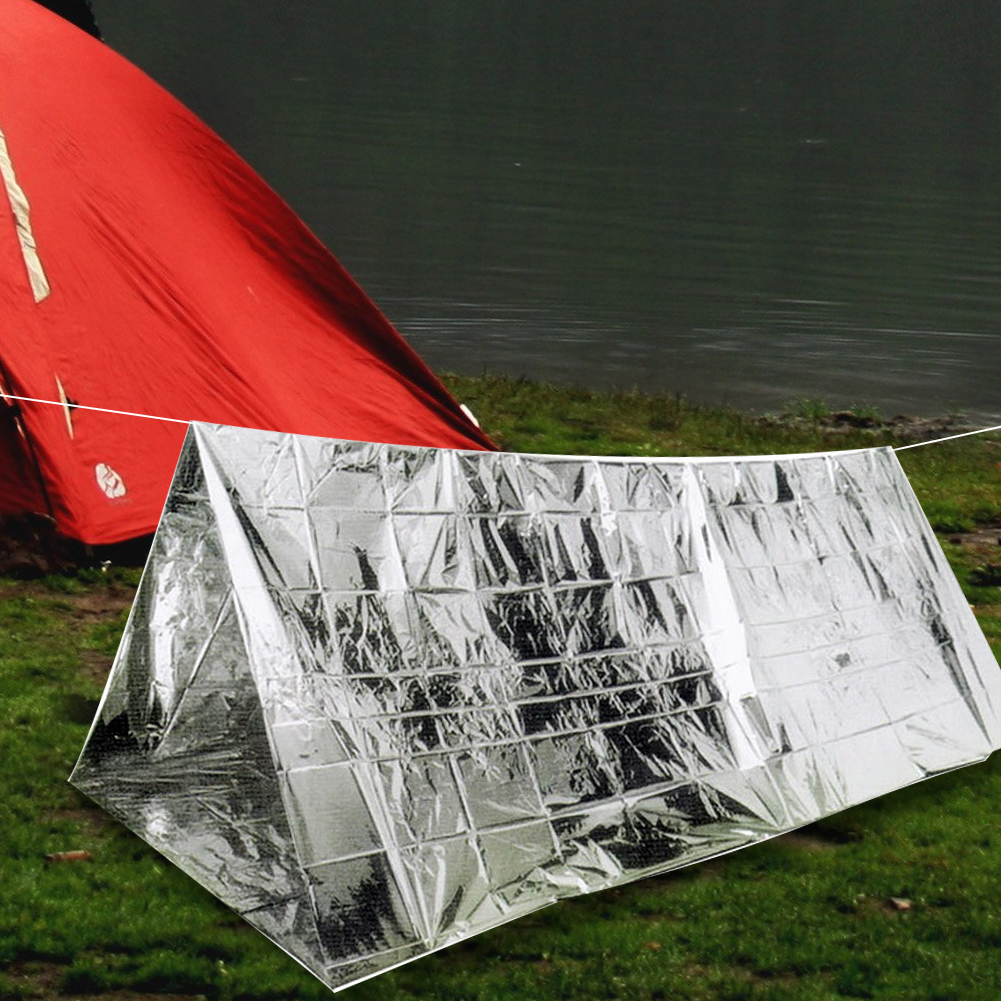 Waterproof Emergency Tent Survival Shelter Thermal Insulated Blanket SOS Sleeping Bag for Hiking/Camping