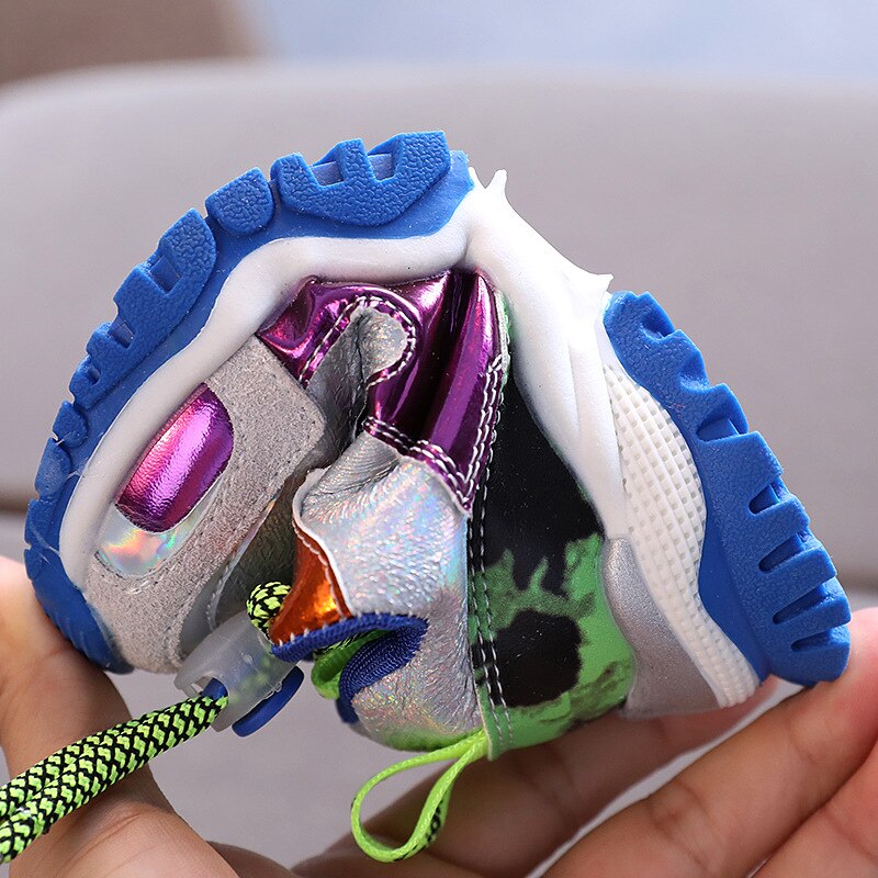 Herfst multicolor kindersneakers voor meisjes jongens kinderen casual sportschoenen outdoor sneakers merk maat 21-30