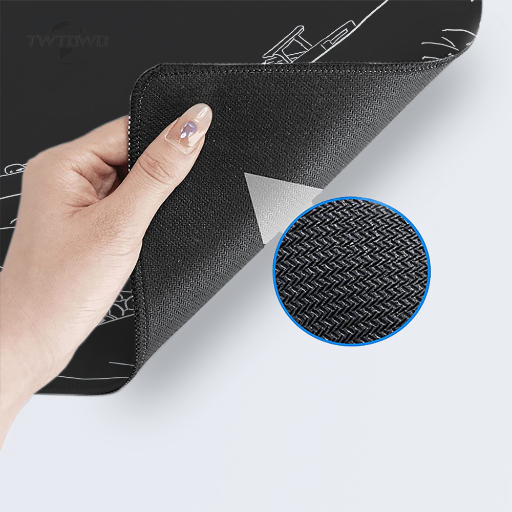 Podkładka pod mysz Gaming Black Waves XL Custom HD Home Large Mousepad XXL Mechaniczna podkładka pod klawiaturę Dywan Antypoślizgowa podkładka pod mysz biurową PC