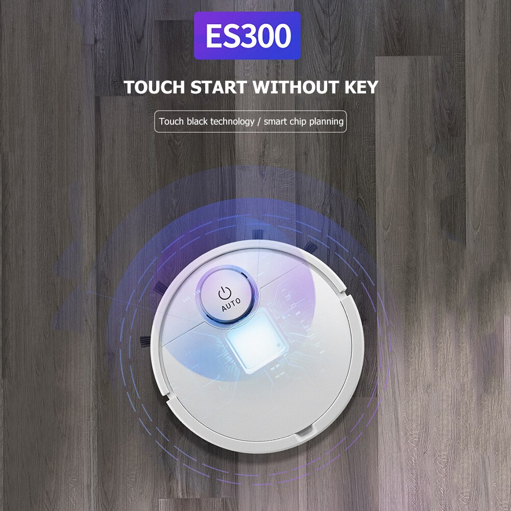 Intelligent Sweeping Robot Vacuum Smart Sensor Strong Suction Quiet Operation Robotic Vacuum Cleaner for Pet Hair Carpet Floor