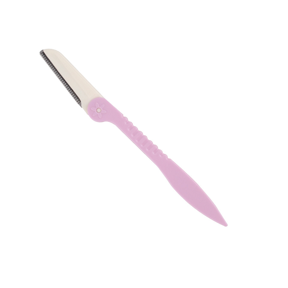 1/3PCS Eyebrow Razor Eyebrow Trimmer Shaver Blade Eye Brow Shaper Face Razor Facial Hair Remover for Eye Beauty Makeup Tools: 1pc purple