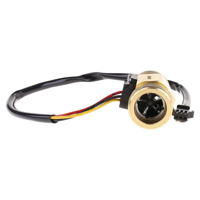 Flow Sensor G3/4" DN20 Copper Hall Effect Liquid Water Flow Switch Sensor Meter