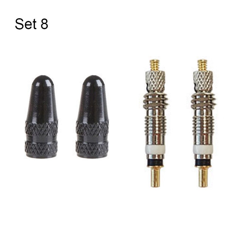 1 Set Bicycle French Presta Tire Valve Cores+Valve Core Removal Tool Bike Tire Valve Cores Plus Removal Replacement Cycling Part: 8
