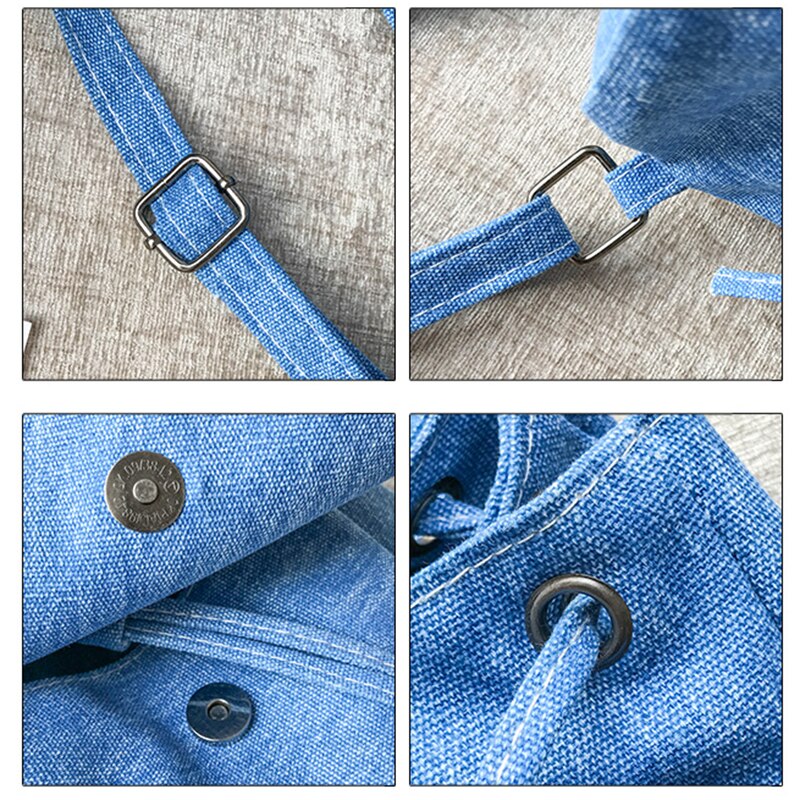 Denim toile femmes sac à dos cordon sacs d'école pour adolescents filles petit sac à dos femme sac à dos ZF9936