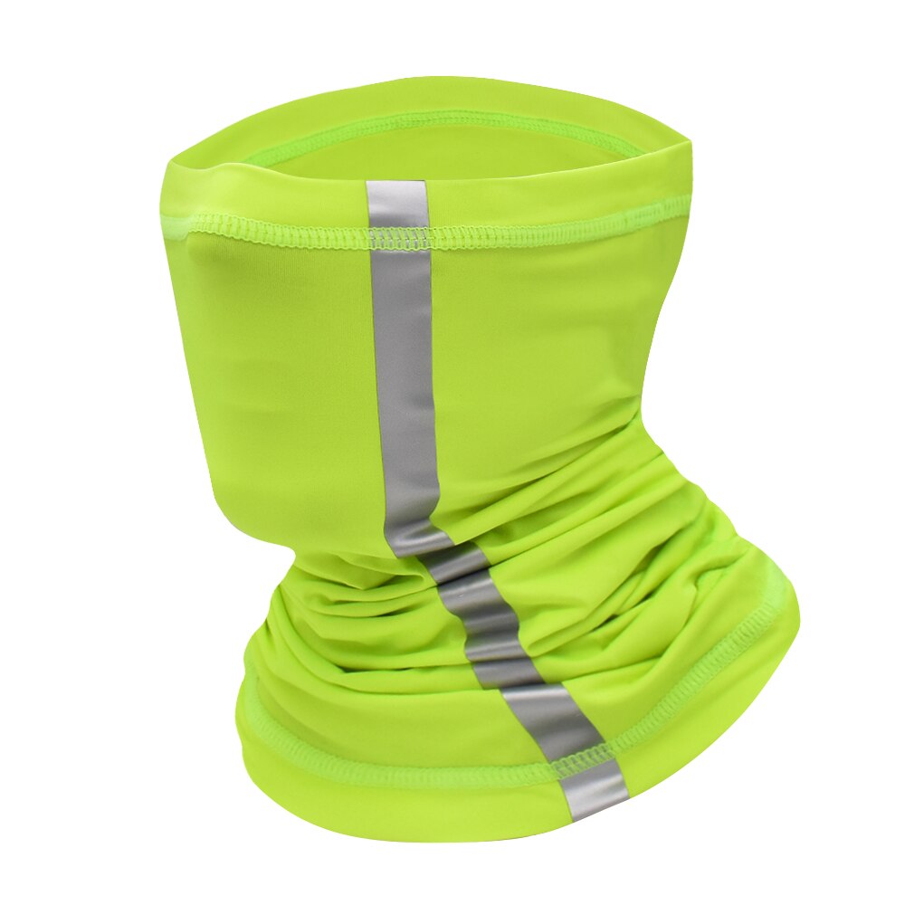 WOSAWE-Bandana reflectante para senderismo para hombre, bufanda deportiva para ciclismo, MTB, media cara: BL325-G